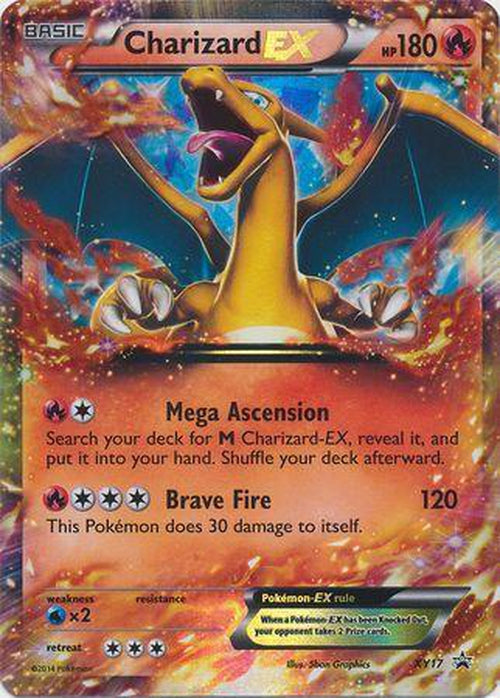 Charizard EX - XY17 - Ultra Rare Promo-Cherry Collectables