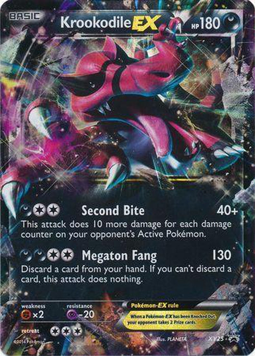 Krookodile EX - XY25 - Ultra Rare Promo-Cherry Collectables