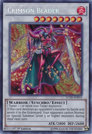 Us Print Crimson Blader - Lc5d-en074 - Secret Rare 1st Edition