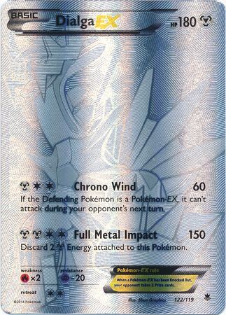 Full Art Dialga EX - 122/119 - Secret Rare