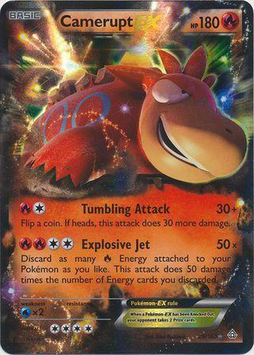 Camerupt EX - 29/160 - Ultra Rare - Primal Clash-Cherry Collectables