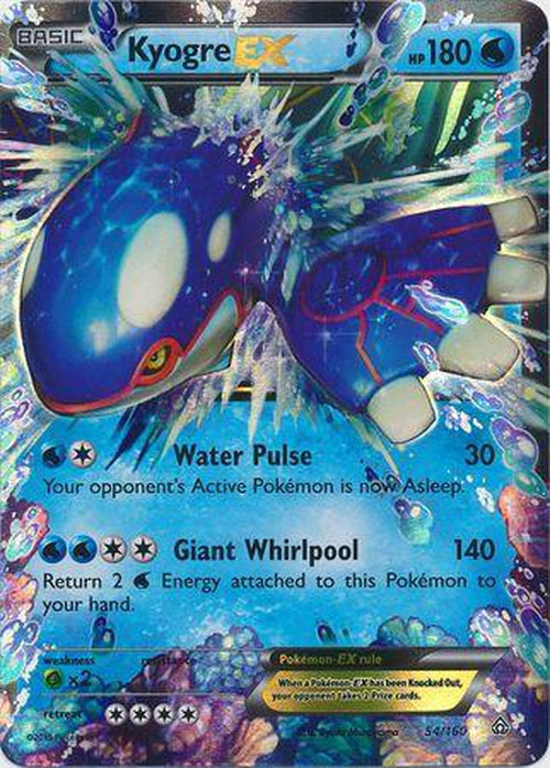 Kyogre EX - 54/160 - Ultra Rare - Primal Clash-Cherry Collectables
