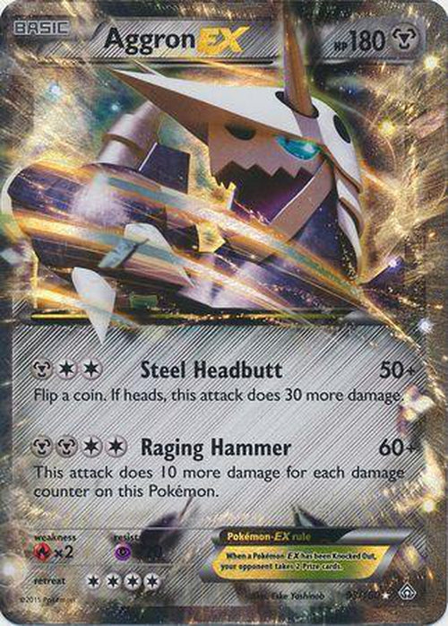 Aggron EX - 93/160 - Ultra Rare - Primal Clash-Cherry Collectables