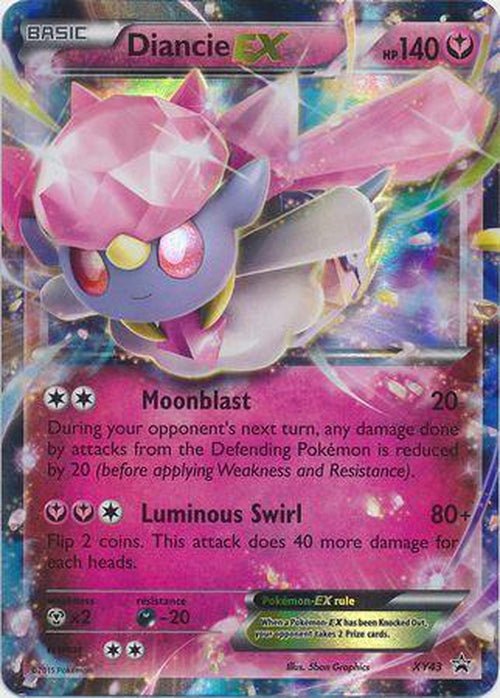 Diancie EX - XY43 - Ultra Rare Promo-Cherry Collectables