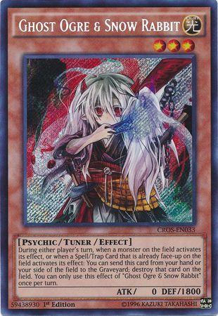 Ghost Ogre Snow Rabbit - CROS-EN033 - Secret Rare 1st Edition-Cherry Collectables