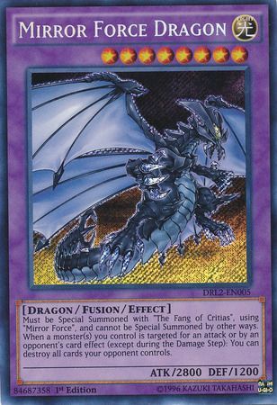 Mirror Force Dragon - DRL2-EN005 - Secret Rare 1st Edition-Cherry Collectables
