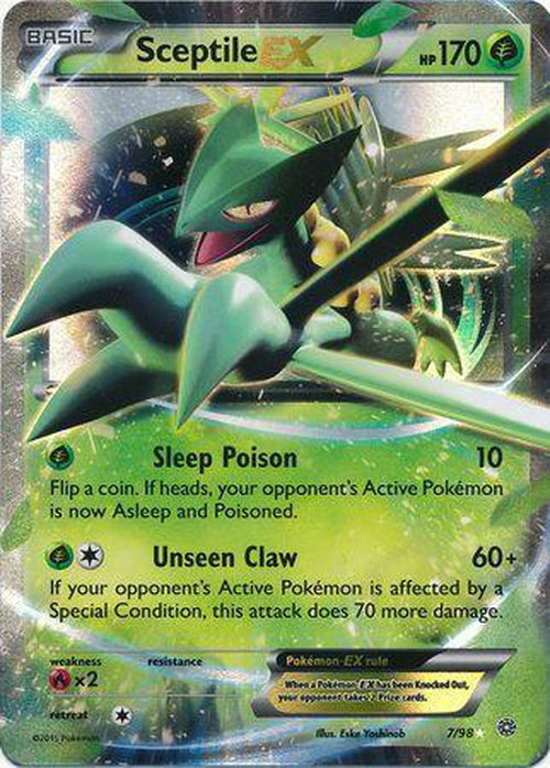 Sceptile EX - 7/98 - Ultra Rare - Ancient Origins-Cherry Collectables