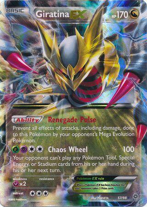 Giratina EX - 57/98 - Ultra Rare - Ancient Origins-Cherry Collectables