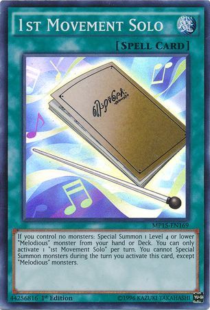 1st Movement Solo - MP15-EN169 - Super Rare 1st Edition-Cherry Collectables