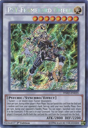 PSY-Framelord Omega - HSRD-EN035 - Secret Rare 1st Edition-Cherry Collectables