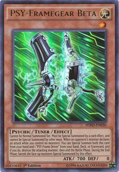 PSY-Framegear Beta- HSRD-EN030 - Ultra Rare 1st Edition-Cherry Collectables