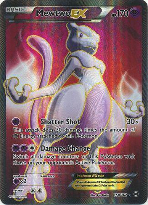Mewtwo EX - 158/162 - Full Art Ultra Rare - Breakthrough-Cherry Collectables