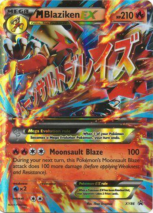 Mega Blaziken EX - XY86 - Ultra Rare Promo-Cherry Collectables