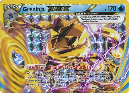 Greninja Break - 41/122 - Break Rare-Cherry Collectables