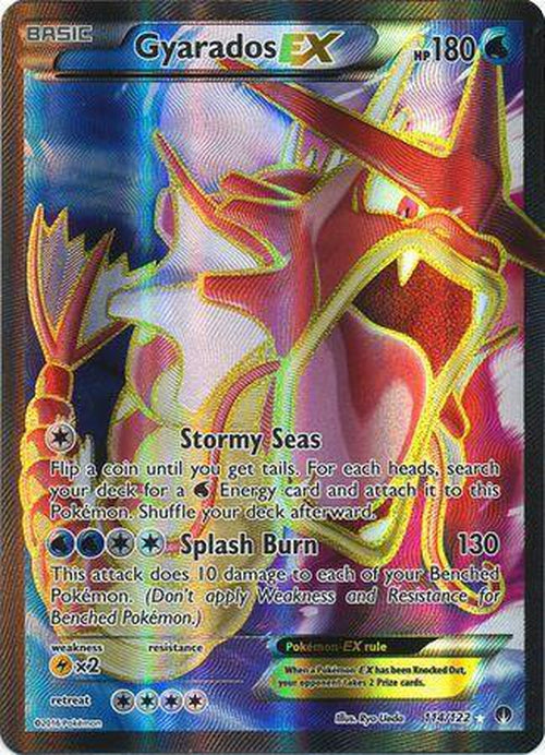 Gyarados EX - 114/122 - Full Art Ultra Rare - Breakpoint-Cherry Collectables