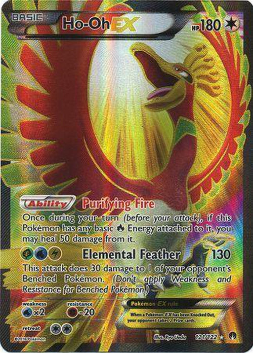 Ho-Oh EX - 121/122 - Full Art Ultra Rare - Breakpoint-Cherry Collectables