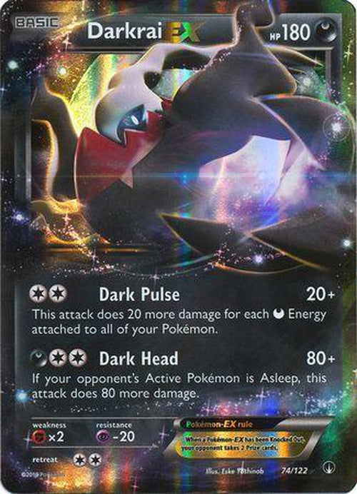 Darkrai EX - 74/122 - Ultra Rare - Breakpoint-Cherry Collectables