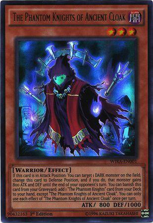 The Phantom Knights of Ancient Cloak - WIRA-EN001 - Ultra Rare 1st Edition-Cherry Collectables
