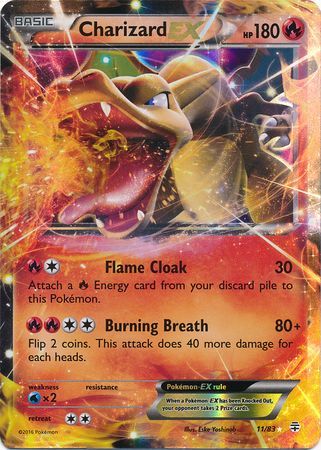 Charizard EX - 11/83 - Ultra Rare - Generations-Cherry Collectables