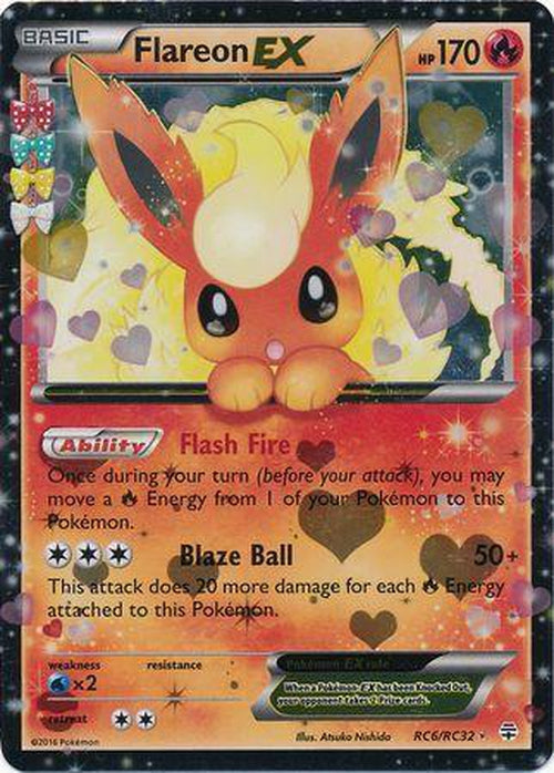 Flareon EX - RC6/RC32 - Ultra Rare - Generations Radiant Collection-Cherry Collectables