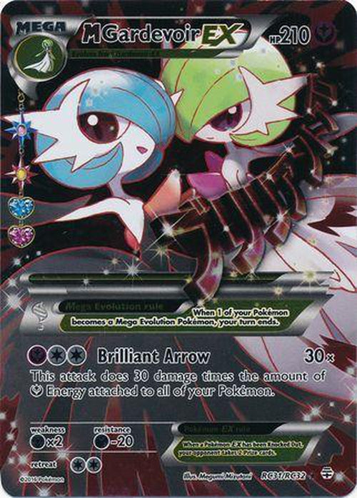 Mega M Gardevoir EX - RC31/RC32 - Full Art Ultra Rare - Generations Radiant Collection-Cherry Collectables