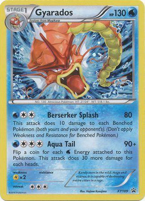 Gyarados - XY109 -Holo Rare Promo-Cherry Collectables