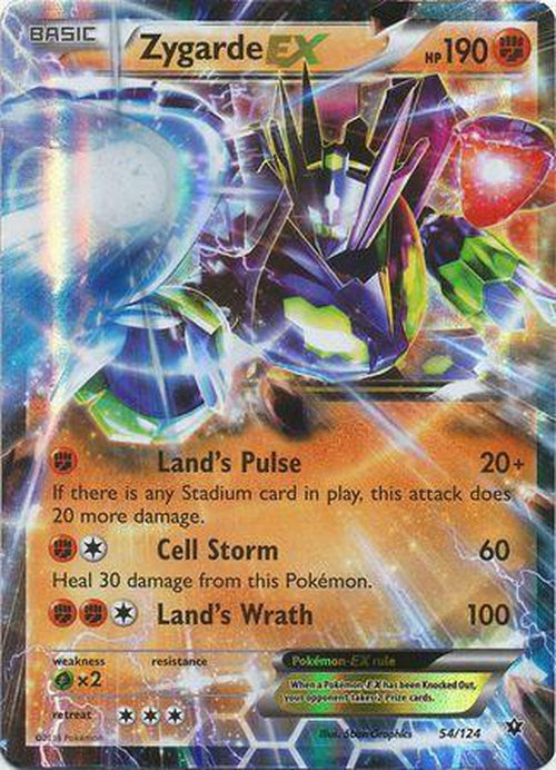 Zygarde EX - 54/124 - Ultra Rare - Fates Collide-Cherry Collectables