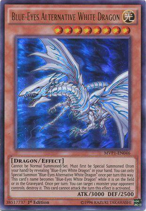 Blue-Eyes Alternative White Dragon - MVP1-EN046 - Ultra Rare 1st Editi Cherry Collectables Blue-Eyes Alternative White Dragon - MVP1-EN046 - Ultra Rare 1st Editi Cherry Collectables