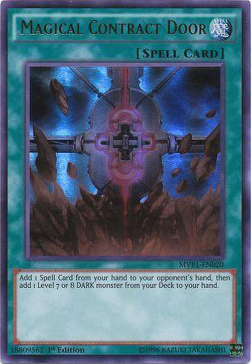 Magical Contract Door - MVP1-EN020 - Ultra Rare 1st Edition-Cherry Collectables