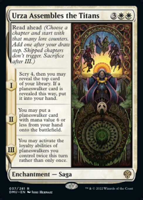 Urza Assembles the Titans - 37 /281 - Rare - FOIL 