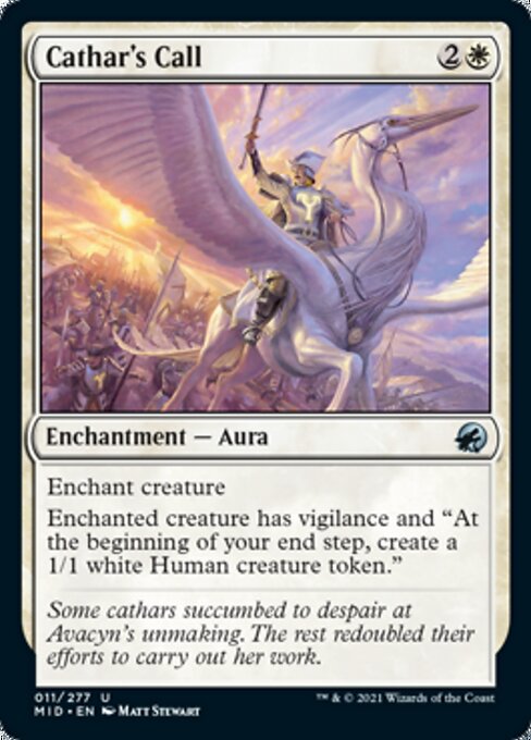 11Cathar's Call 11/277 Uncommon - Midnight Hunt