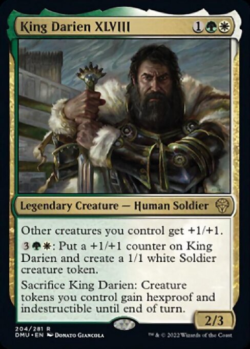 King Darien XLVIII - 204 /281 - Rare - FOIL 