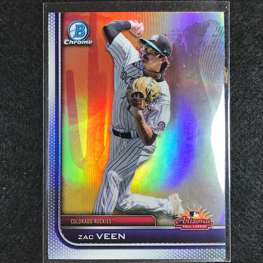 2023 Bowman Chrome MLB ZAC VEEN AFL Fall Stars Refractor #5