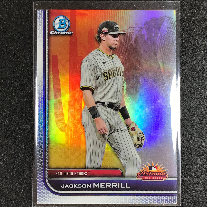 2023 Bowman Chrome MLB JACKSON MERRILL AFL Fall Stars Refractor #6