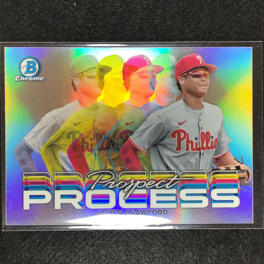 2023 Bowman Chrome MLB JUSTIN CRAWFORD Prospect Process Refractor #7