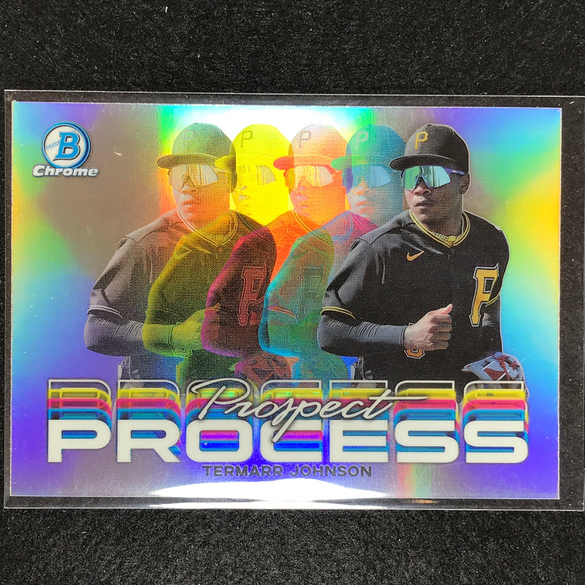 2023 Bowman Chrome MLB TEMARR JOHNSON Prospect Process Refractor #8