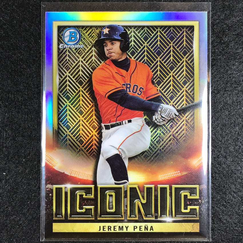 2023 Bowman Chrome Mlb Jeremy Pena Bowman Iconic Refractor No 5