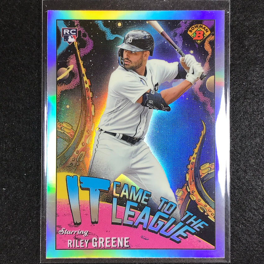 2023 Bowman Chrome Mlb Riley Greene It Came To The League Rookie Refractor No 4