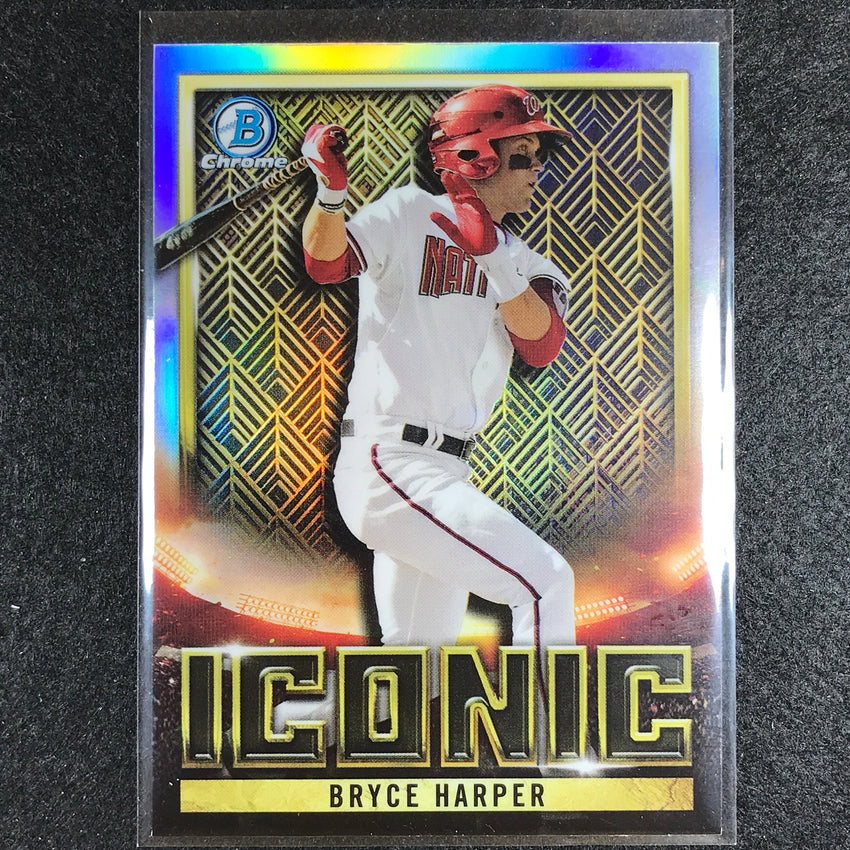 2023 Bowman Chrome MLB BRYCE HARPER Bowman Iconic Refractor #13