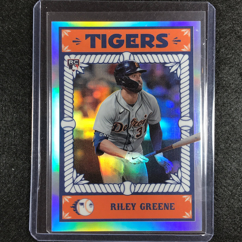 2023 Bowman Chrome MLB RILEY GREENE Bowman Ascensions Rookie Refractor SP #6