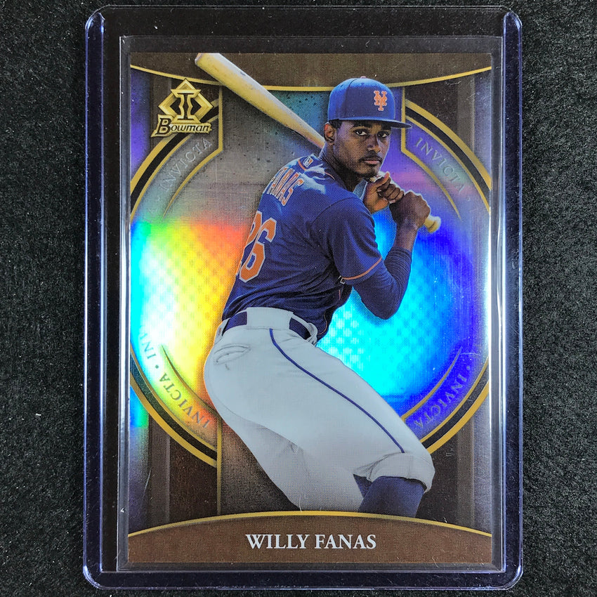 2023 Bowman Chrome MLB WILLY FANAS Invicta Refractor #10