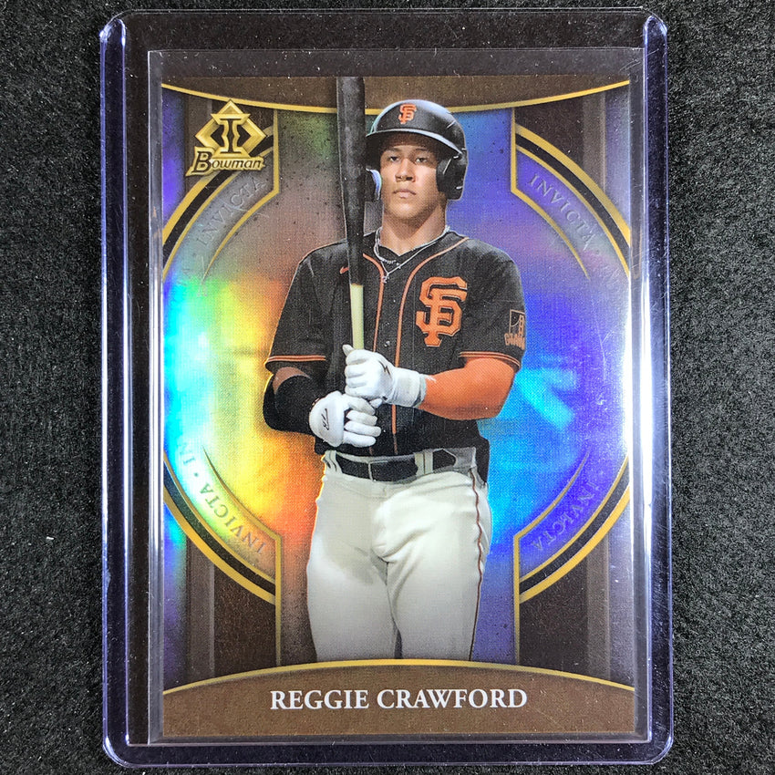 2023 Bowman Chrome MLB REGGIE CRAWFORD Invicta Refractor #13