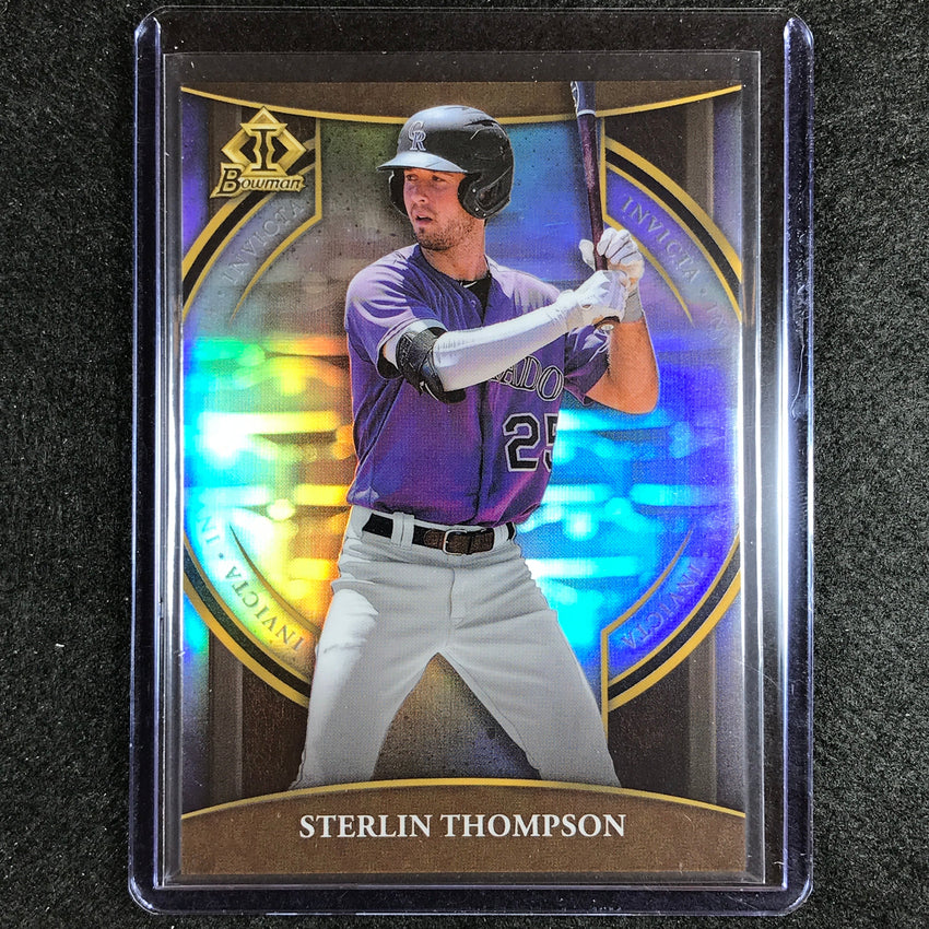 2023 Bowman Chrome MLB STERLIN THOMPSON Invicta Refractor #14