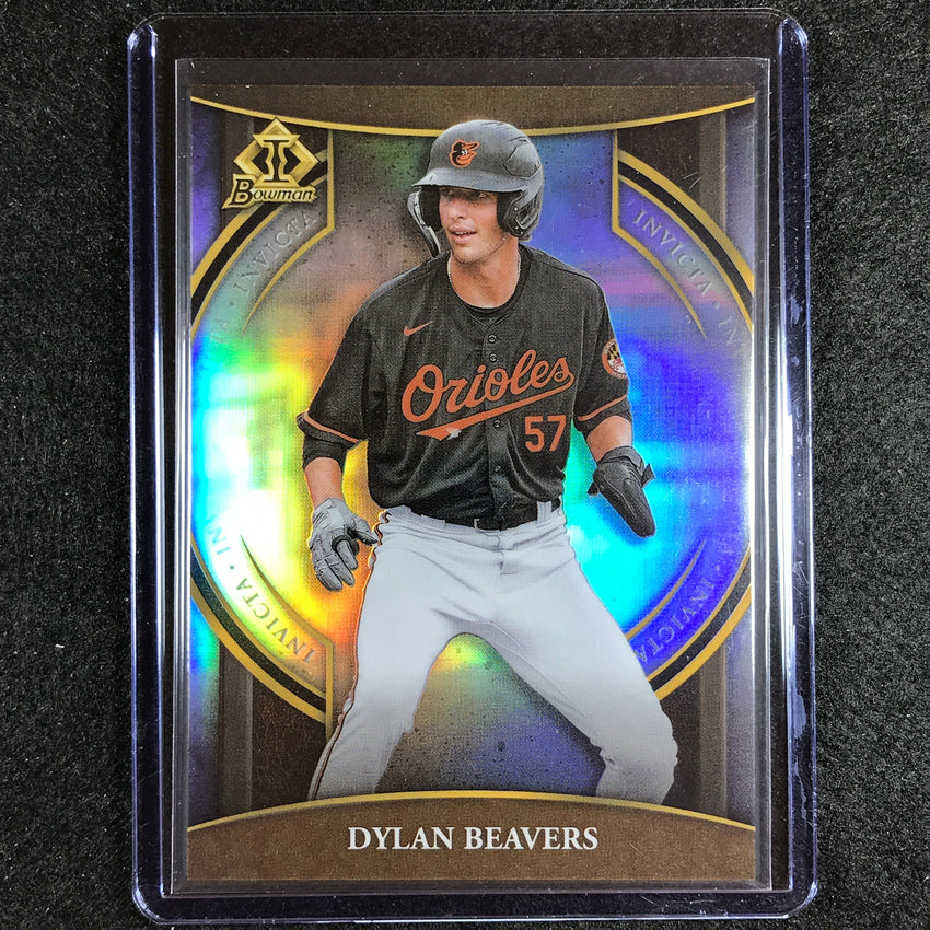 2023 Bowman Chrome MLB DYLAN BEAVERS Invicta Refractor #19