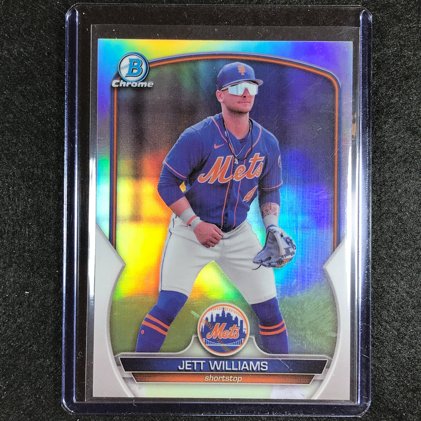 2023 Bowman Chrome Mlb Jett Williams Prospect Base Refractor 13/499