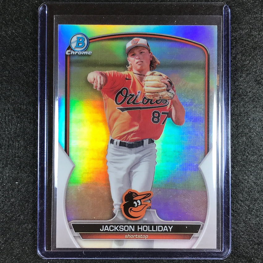 2023 Bowman Chrome Mlb Jackson Holliday Prospect Base Refractor 136/499