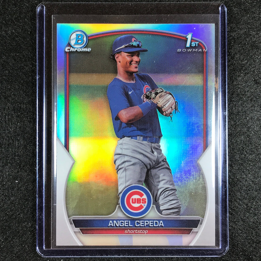 2023 Bowman Chrome Mlb Angel Cepeda 1st Bowman Prospect Refractor 71/499