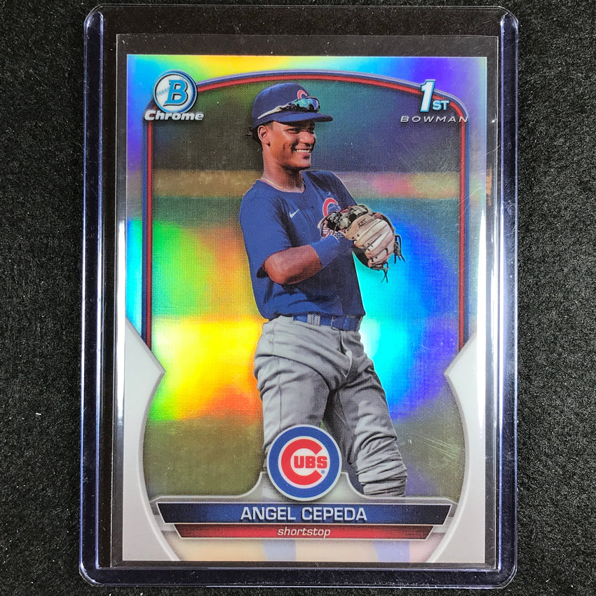 2023 Bowman Chrome Mlb Angel Cepeda 1st Bowman Prospect Refractor 85/499