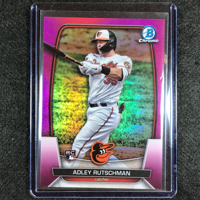 2023 Bowman Chrome Mlb Adley Rutschman Rookie Base Fuchsia 189/299