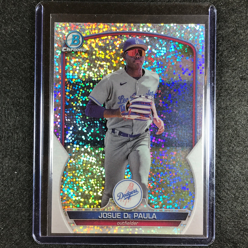 2023 Bowman Chrome MLB JOSUE DE PAULA Bowman Prospect Speckle 293/299